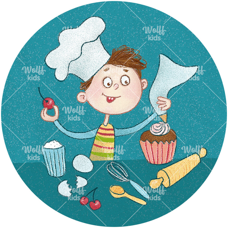 Einzelner Magnet: Backen